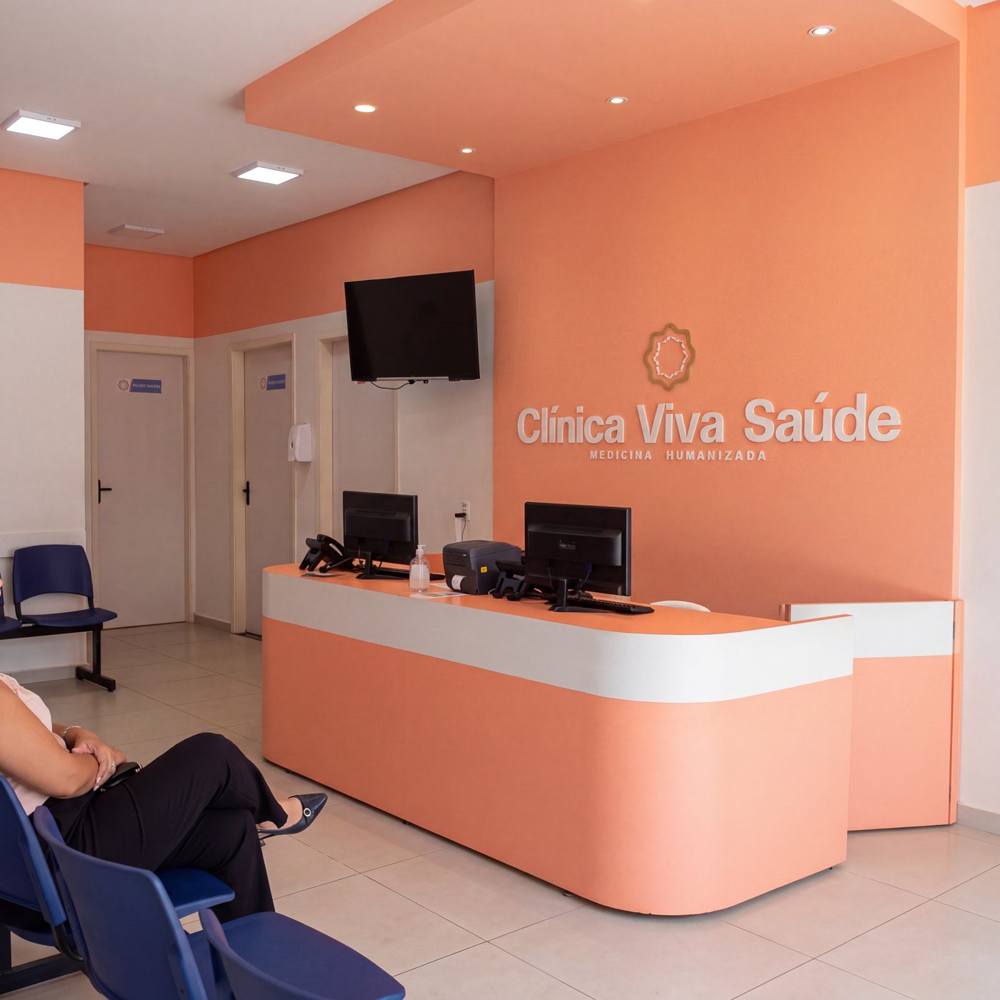 Recepção da Clínica Viva Saúde